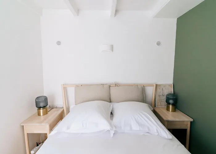 Fishermen's House In The Center And Near The