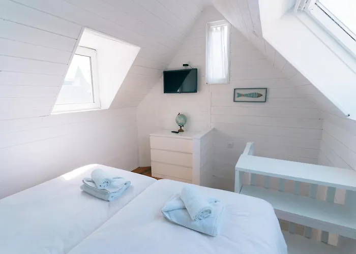 Fishermen's House In The Center And Near The